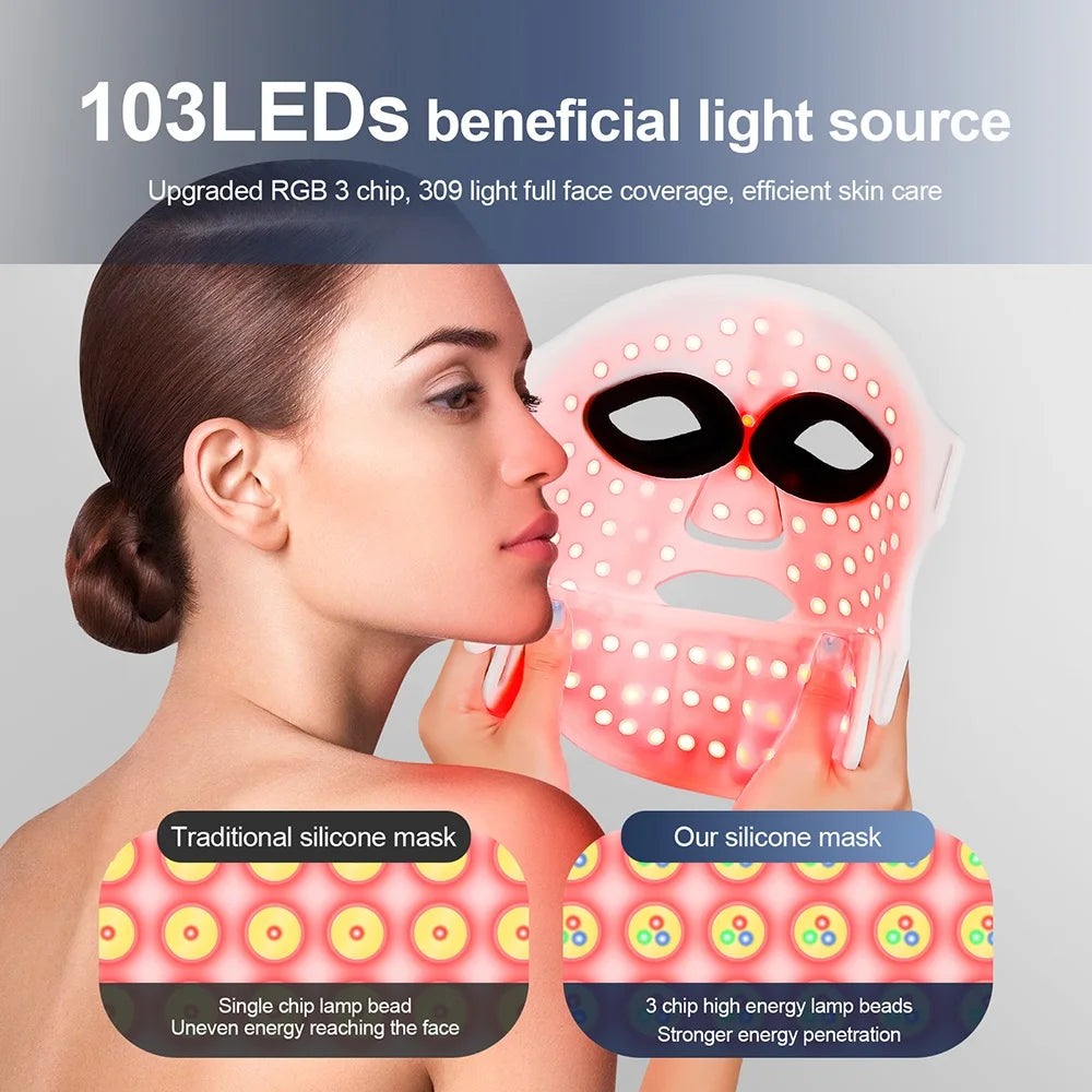 Glow Ova Vitalé™ – 7-Color LED Glow Mask