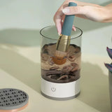 Effortless Makeup Brush Care – Cleaner & Dryer in One