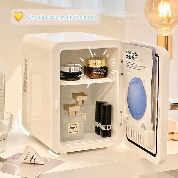 Glow Ova ChillGlow™ – 4L Mini Skincare & Beauty Fridge